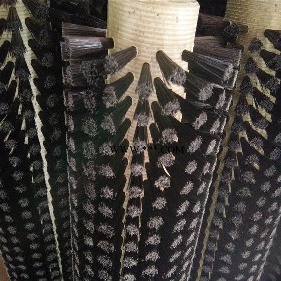 【昊鑫刷业**玻璃清洗机镀膜辊尼龙镀膜毛刷辊玻璃清洗刷滚毛刷辊镀膜玻璃清洗机刷辊图6