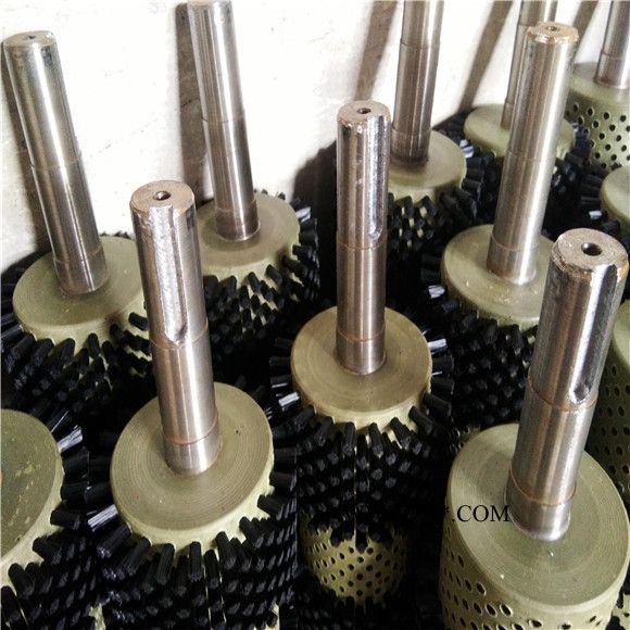 【昊鑫刷业**玻璃清洗机镀膜辊尼龙镀膜毛刷辊玻璃清洗刷滚毛刷辊镀膜玻璃清洗机刷辊图5