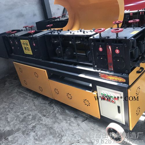 百田PW-48 架子管调直机 大棚管调直机 废旧钢管修复机 钢管除锈剂 钢管刷漆机图6