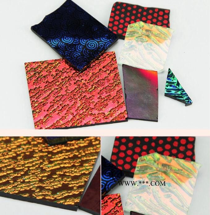 曼德1707004 DIY工具彩色手工艺术热熔镀膜 手工二向玻璃DIY热熔饰品灯工材料图5