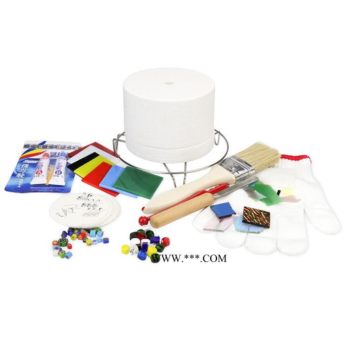 曼德1707004 DIY工具彩色手工艺术热熔镀膜 手工二向玻璃DIY热熔饰品灯工材料图2