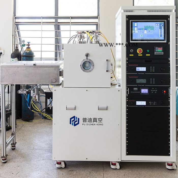 普迪真空科技  PD-500磁控溅射镀膜机 304不锈钢材料、圆柱式、门上配有观察窗 厂家销售图2
