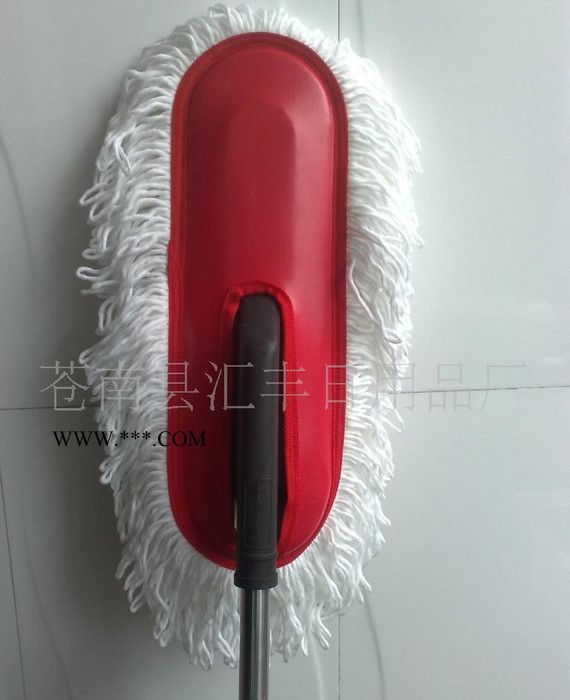 直销 超细纤维不锈钢柄伸缩式汽车刷 汽车蜡刷 打蜡图2