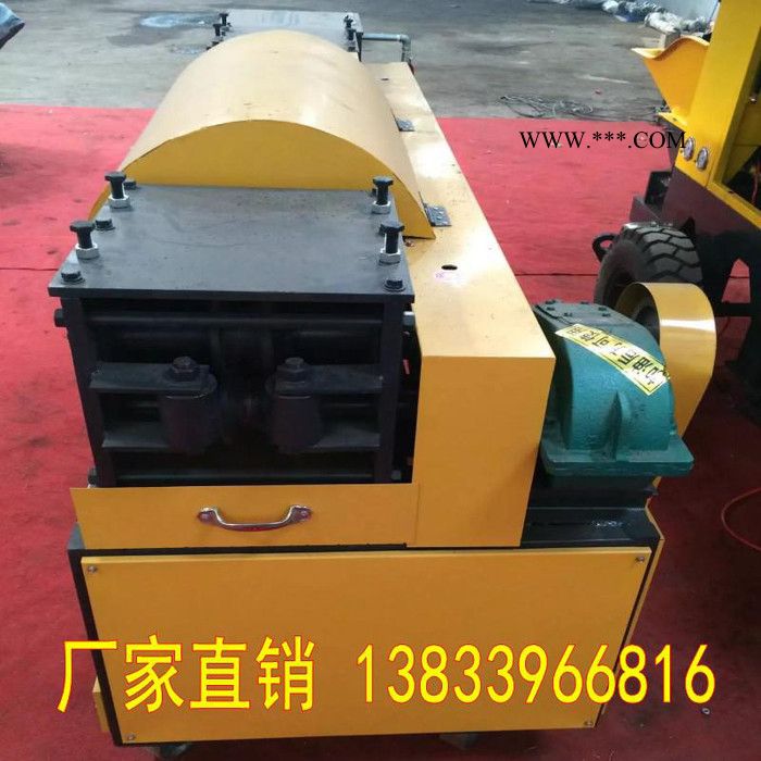 脚手架钢管调直除锈刷漆机 多功能钢管除锈机/建筑机械螺纹钢筋除锈剂图2