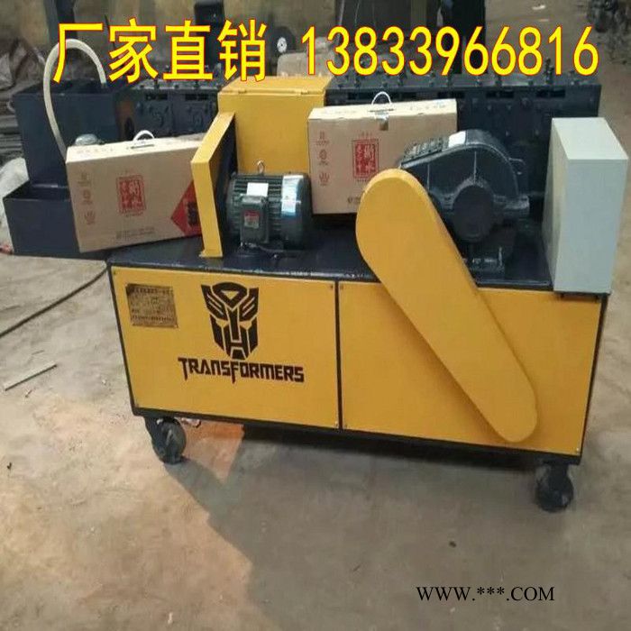 脚手架钢管调直除锈刷漆机 多功能钢管除锈机/建筑机械螺纹钢筋除锈剂图6