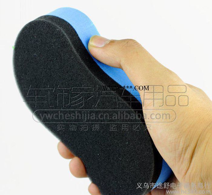 ,8字汽车镀膜车漆镀晶海绵专用 封釉打蜡擦蜡抛光汽车美容用品工图2