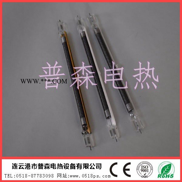 普森镀膜电热管/发热管 镀金镀白石英玻璃加热管 镀膜石英灯管图2
