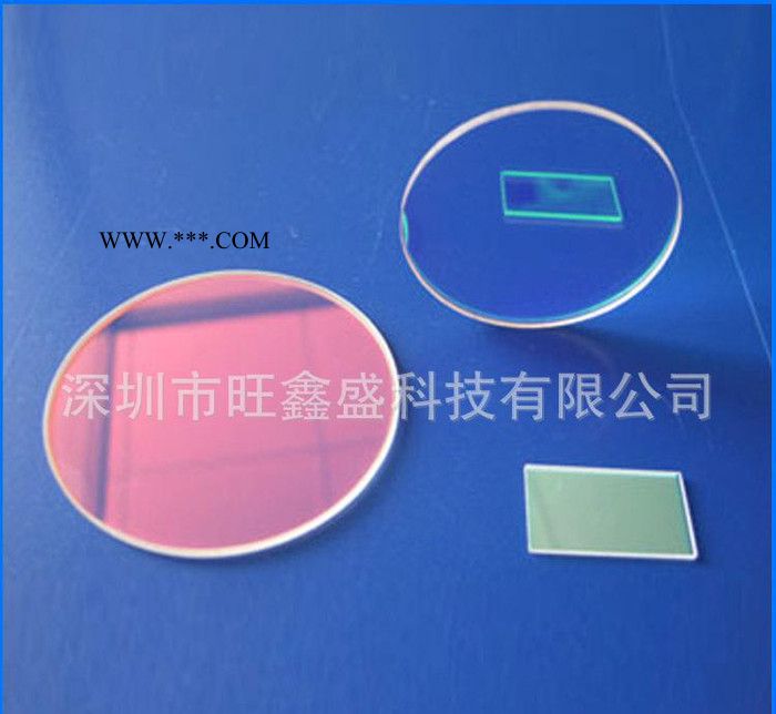直销光学蓝色镀膜 宽带增透光学镀膜玻璃 蓝色滤光片图2