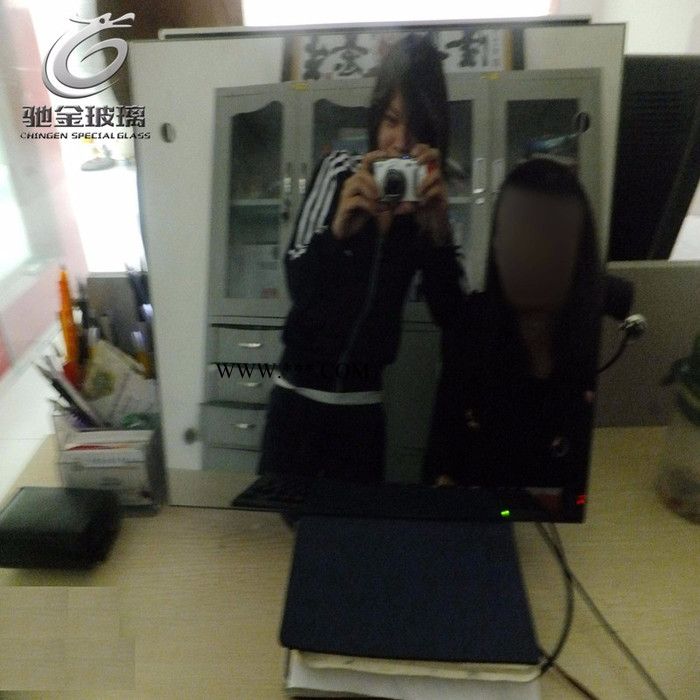 驰金cj6520玻璃镜面高透高反镀膜玻璃价格用 镜面触摸屏专玻璃 高透高反镜面玻璃图5