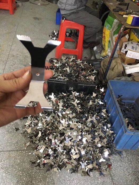 17年厂家直供手喷自动线地轨线喷油夹具弹片夹子，UV喷漆镀膜弹簧片，工装治具，不锈钢支撑固定作用ZS097图3