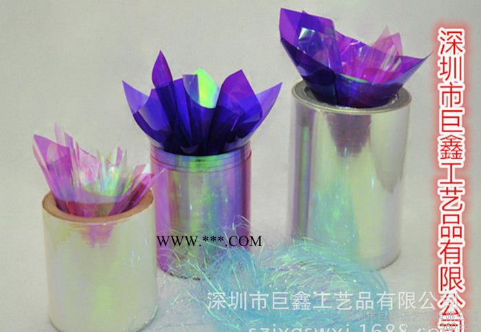 彩色彩虹膜 PET彩虹膜 56micron彩虹膜 进口电镀膜PET材料图2