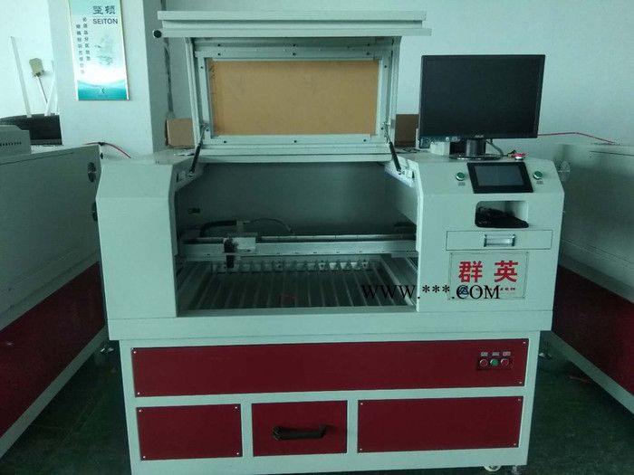群英高精度激光切割机 电镀膜片/触摸屏/不干胶/有机玻璃激光切割雕刻机激光裁床图8