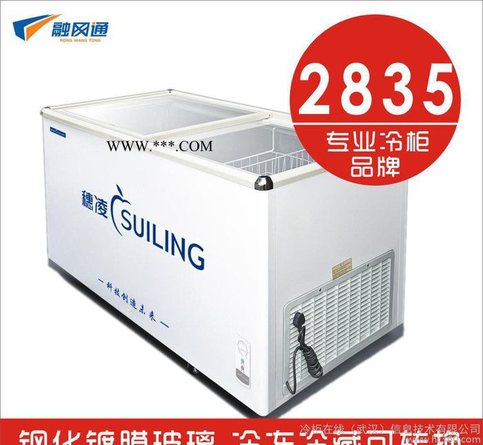 穗凌冰柜 卧式 冷冻 展示柜 冷柜WD4-568镀膜钢化玻璃图3