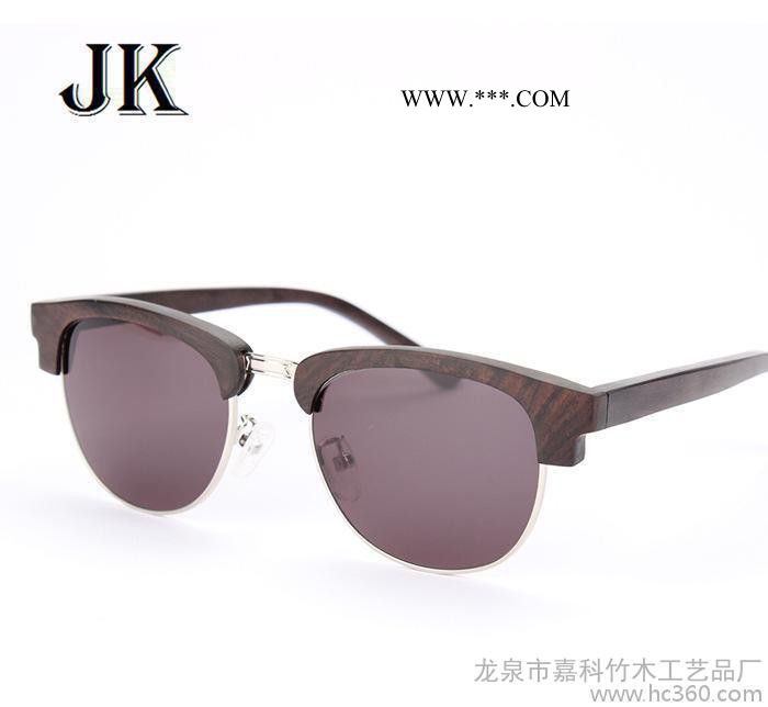 外贸太阳镜竹木眼镜镀膜全竹偏光太阳镜木质复古眼镜男女批图2
