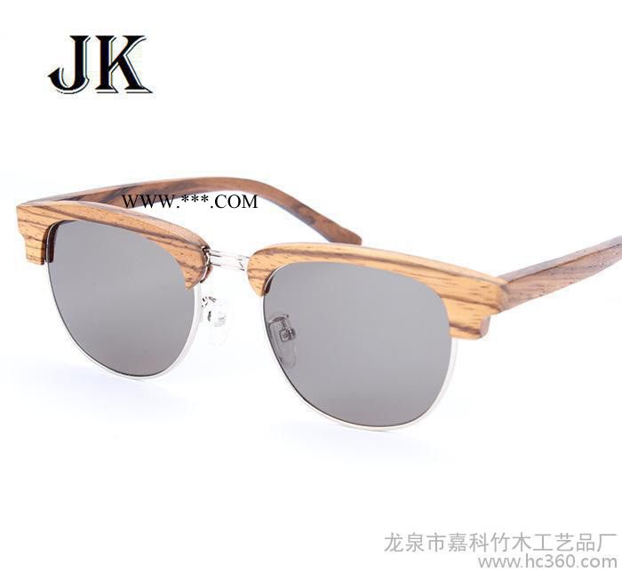 外贸太阳镜竹木眼镜镀膜全竹偏光太阳镜木质复古眼镜男女批图3