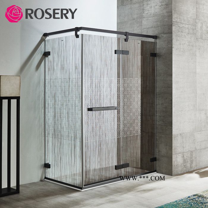 ROSERY玫瑰岛不锈钢长方形淋浴房卫生间隔断门VV系列镀膜沐浴房 不锈钢棒材图3