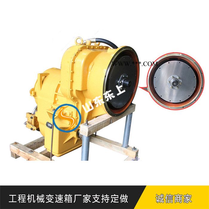 江苏生产山工60装载机变速箱总成离合器壳以及变速箱外部端盖图3