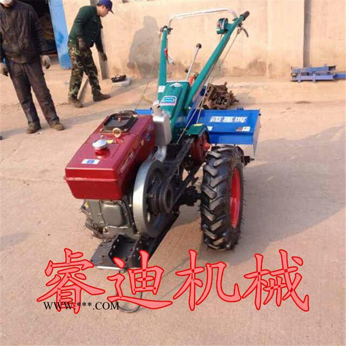 手拉汽油旋耕机 自动转向微耕机 新款带差速器精耕王图8