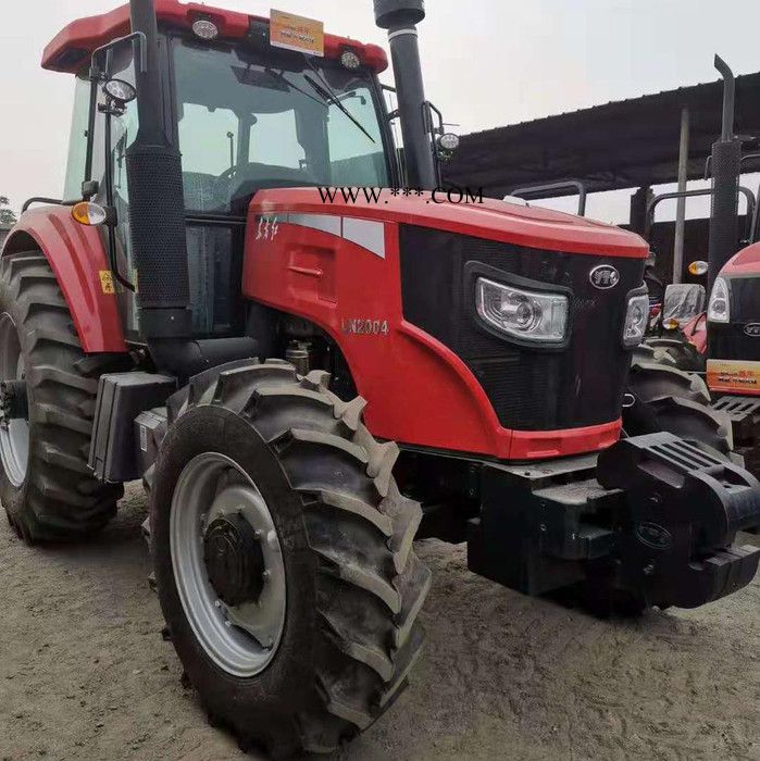 潍坊奥维2004拖拉机 全国可办理提档过户 进口特瑞堡轮胎 拉罗拉前桥拖拉机图2