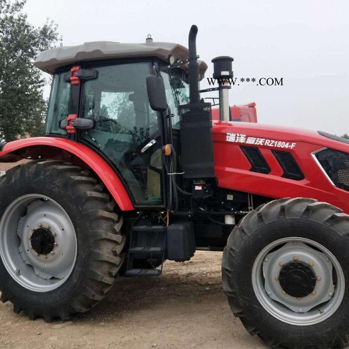 潍坊奥维2004拖拉机 全国可办理提档过户 进口特瑞堡轮胎 拉罗拉前桥拖拉机图5