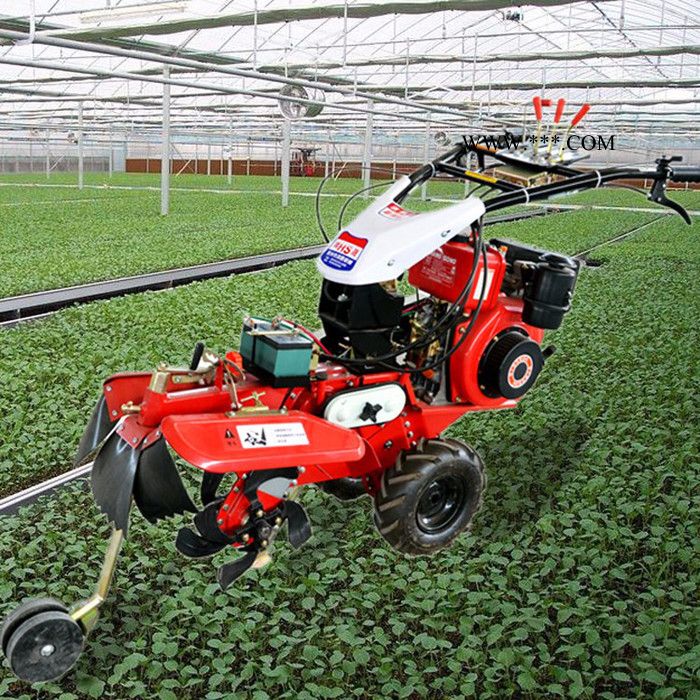 柴油动力开沟机 带差速器的微型田园管理机 大葱开沟培土机图4