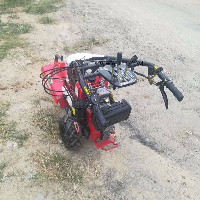 柴油动力开沟机 带差速器的微型田园管理机 大葱开沟培土机图6