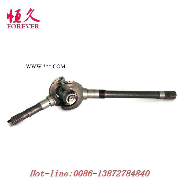 东风245配件EQ2102汽车前桥左半轴  右半轴图2