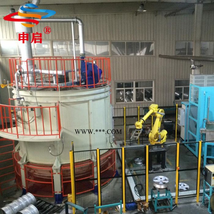 申启 铸旋轮毂坯件的旋压前加热炉 锻旋轮毂旋前加热炉转盘式铝合金车轮旋前加热炉图2