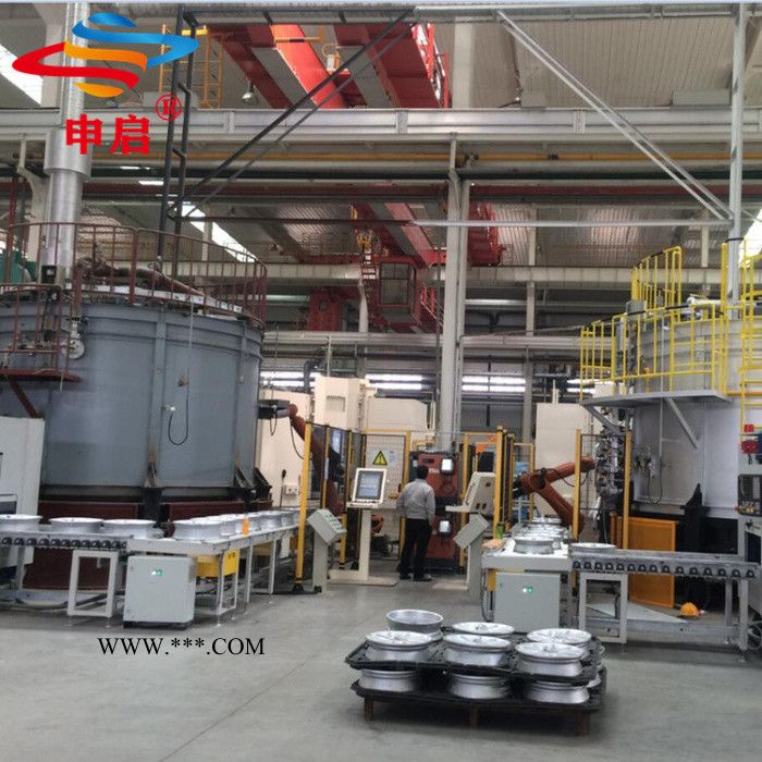 申启 铸旋轮毂坯件的旋压前加热炉 锻旋轮毂旋前加热炉转盘式铝合金车轮旋前加热炉图3
