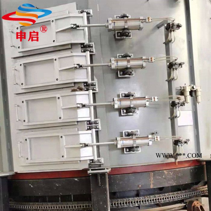 申启 铸旋轮毂坯件的旋压前加热炉 锻旋轮毂旋前加热炉转盘式铝合金车轮旋前加热炉图5