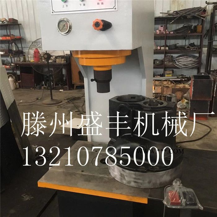 100T刹车盘压装机，单臂系列压装液压机械，滕州盛丰机械厂直销图3