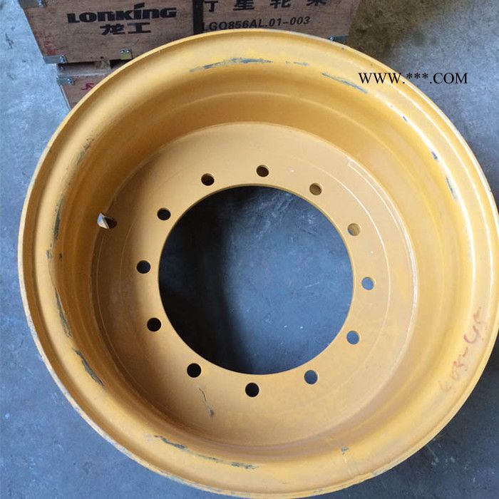 龙工855铲车原装轮辋总成 23.5-25铲车轮毂轮缘轮胎供应 龙工855铲车轮辋图2