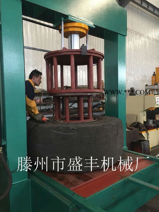 供应滕州盛丰SF120T工程轮胎拆装机轮辋定型压装机 实心胎压装机图4