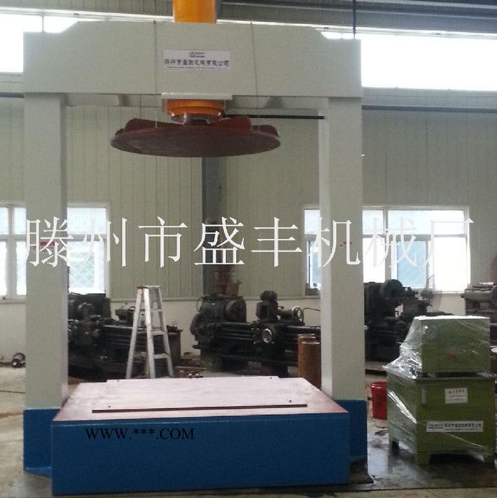 供应滕州盛丰SF100T实心轮胎轮辋拆装机.铲车轮胎压装机图2