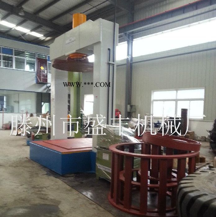 供应滕州盛丰SF100T实心轮胎轮辋拆装机.铲车轮胎压装机图8