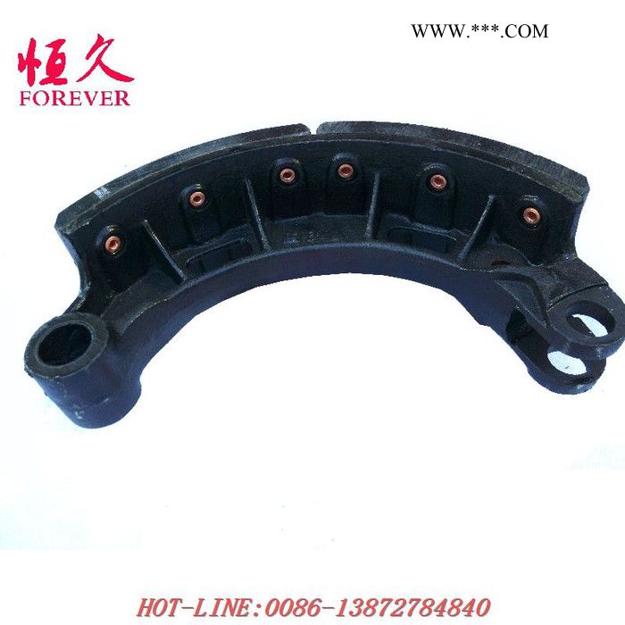 东风EQ1118GA军车配件EQ1118G前制动蹄刹车蹄3501.6B1-101图2
