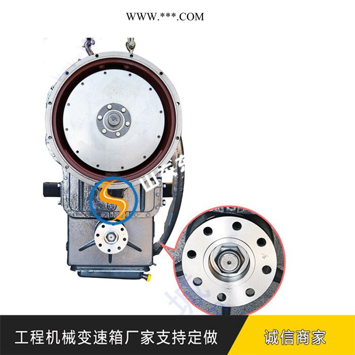 装载机配件 原厂853脚踩制动总泵龙工LG855N变速箱总成 龙工装载机变速箱图2