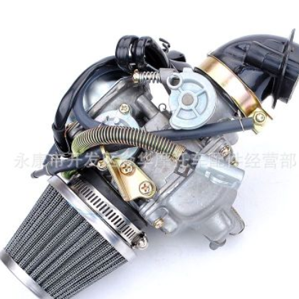GY6 125-150CC 沙滩车ATV化油器+进气支管+钢丝空滤组合套装 通用图3