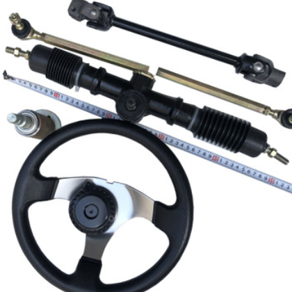 自制改装四轮沙滩车电动卡丁车中心方向机42CM方向盘球头转向机图3