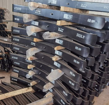 江西半挂车配件90*25四片装弓子钢板弹簧总成南昌小力汽配服务图3