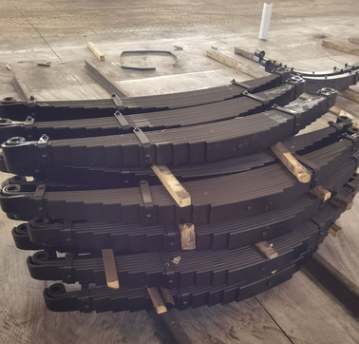 江西重汽配件钢板弹簧十三片90*14*1650红岩前四轮总成图3