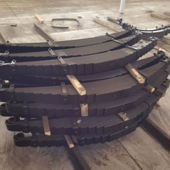 江西重汽配件钢板弹簧十三片90*14*1650红岩前四轮总成图2