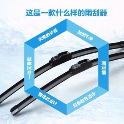 适用于本田缤智专用雨刮片新款老款前窗配件无骨雨刷器2件雨刷胶图3