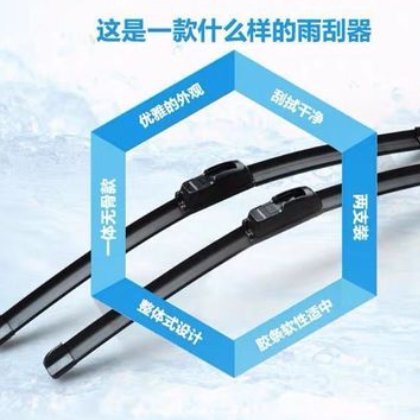 适用于本田思域专用汽车雨刮片无骨雨刷器新款老款前窗配件雨刷U图2