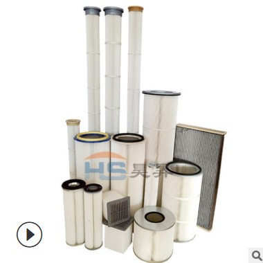 布袋除尘滤筒喷涂粉尘六耳快拆除尘滤筒扫地车滤芯搅拌站滤芯图3