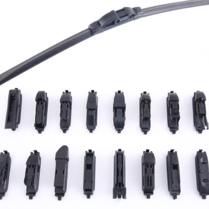 中分无骨多功能雨刷器可更换接口按扣雨刷器静音硅胶胶条雨刮片图3