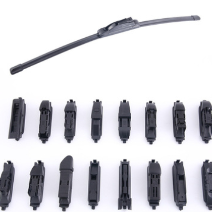 新款中分一体多功能雨刷可换胶条一体雨刷器高清无骨雨刮片图3