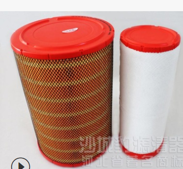 空气滤芯K3043 适配 工程搅拌车联合重卡新欧曼空滤图2