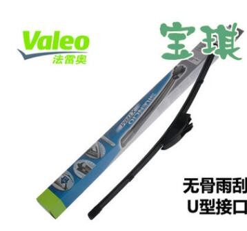 正品法雷奥/valeo优静无骨雨刷片 通用U型接口雨刮器14-28寸图3