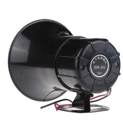 汽车货车水泥搅拌车大号大功率35W电子语音倒车喇叭倒车+左右转弯图3